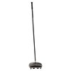 Rubbermaid Commercial Floor & Carpet Sweeper, Plastic Bristles, 44" Handle, Black/Gray FG421288BLA
